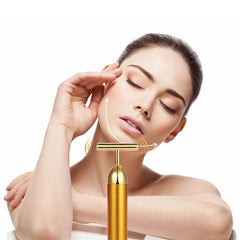 24K Gold T Beauty Bar Facial Roller Massager